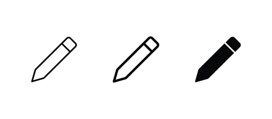 Pencil Icon vector. Edit icon symbol vector