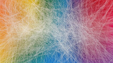 Fototapeta premium Static-Filled Screen Rainbow Background