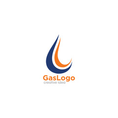 Gas Creative Concept Logo Design Template