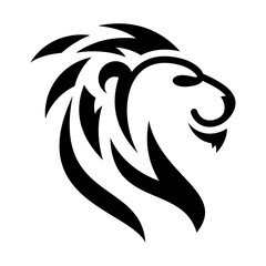 Lion Head Vector Logo Design Template