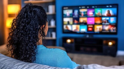 Streaming over-the-top (OTT) content from the comfort of home.
