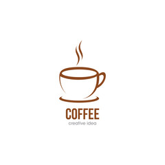 Coffee Creative Concept Logo Design Template
