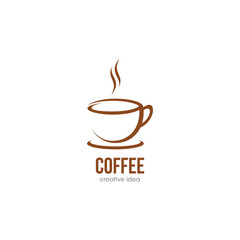 Coffee Creative Concept Logo Design Template