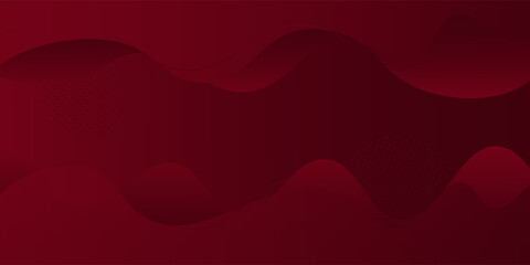 Minimal dynamic dark red fluid textured background design in 3D style with liquid color patterns.