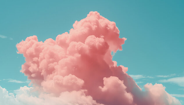 'Pink Cloud' recovery theme cloud concept image