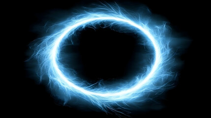 A black background with the moon's curved rim glowing in white