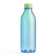 Naklejka premium Sleek Reusable Plastic Water Bottle for Hydration