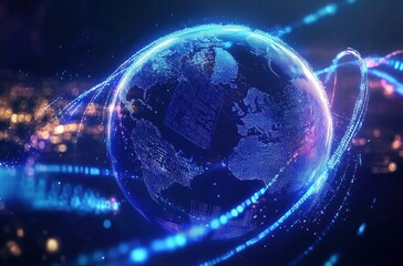 Obraz premium blue planet earth 