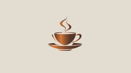 Stylized Coffee Cup Illustration