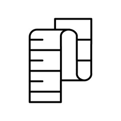 measuring tape line icon