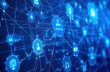 Obraz premium background with lots of light spots 