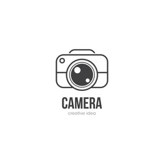 Camera Creative Concept Logo Design Template