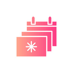 Fototapeta premium seasons gradient icon