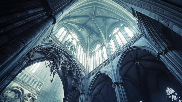 Cathedral Interior with Light