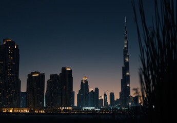 Obraz premium city skyline 