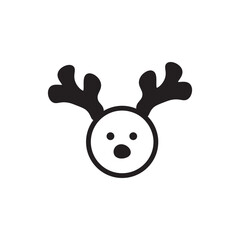 raindeer solid black