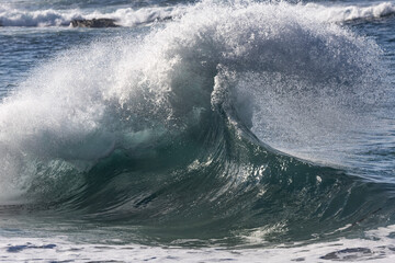 huge wave in the ocean