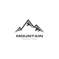 Mountain Creative Concept Logo Design Template