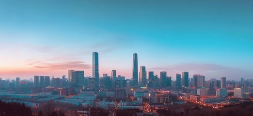 Fototapeta premium panorama of the city 