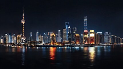 Fototapeta premium city skyline 