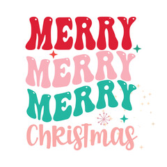 Merry chrismas T-shirt design