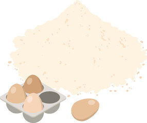Isometric Egg Powder