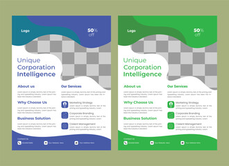  Professional business flyer template design
