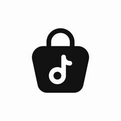 music store icon sign vector