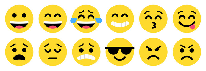 Fototapeta premium expression emoticon vector. symbol, illustration, sign