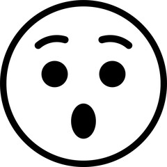 Fototapeta premium expression emoticon vector. symbol, illustration, sign. 