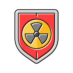 power generation nuclear energy color icon vector. power generation nuclear energy sign. isolated symbol illustration