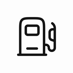 petrol fuel gas station pump icon sign vector © Kamran