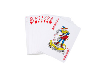 PNG,Playing cards , isolated on white background
