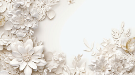 Vintage Royal silver background with intricate floral designs, creating an opulent and classic atmosphere."
