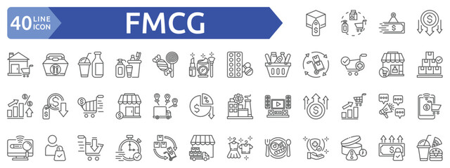 FMCG icon set