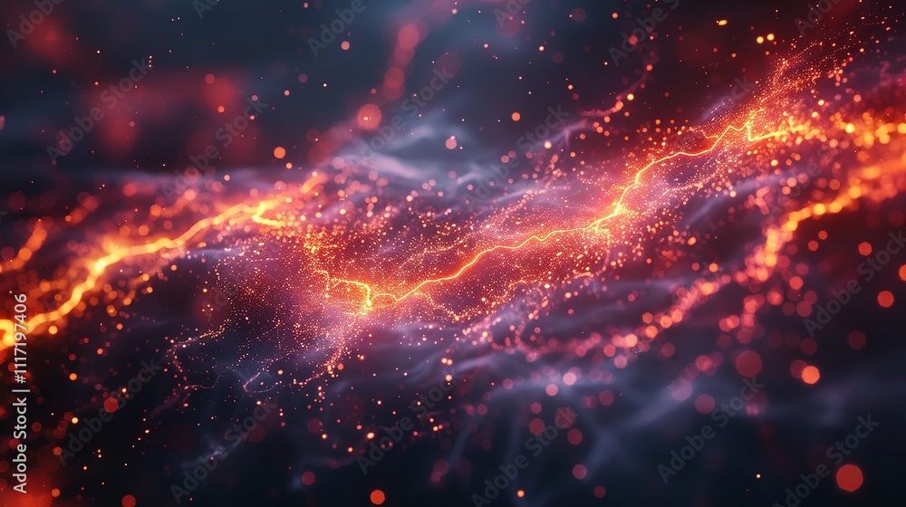 Aufkleber abstract digital background. can be used for technological processes, neural networks and ai, digita