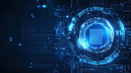 Innovative technology interface design digital environment graphic visualization futuristic concept abstract viewpoint