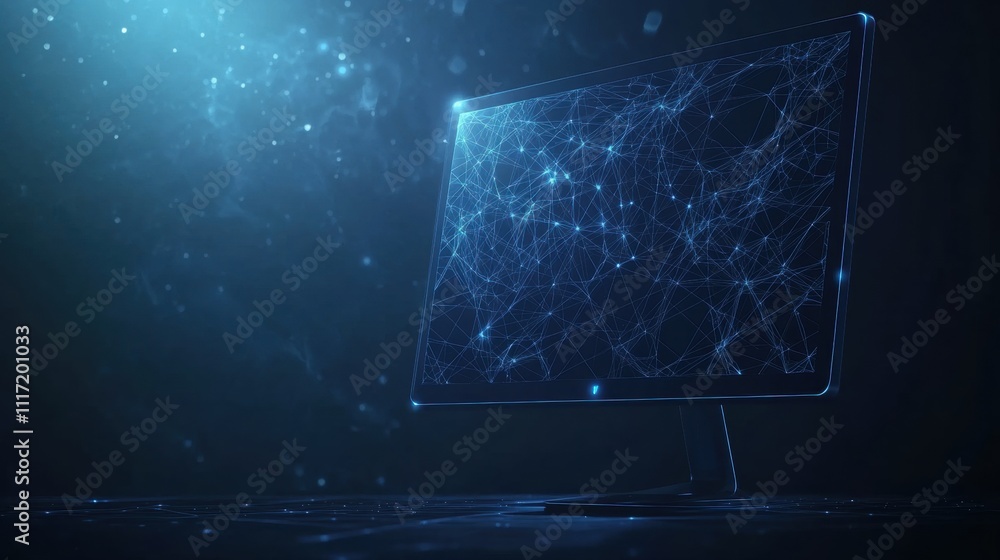 Poster virtual technology exploration digital workspace 3d visualization immersive environment futuristic p