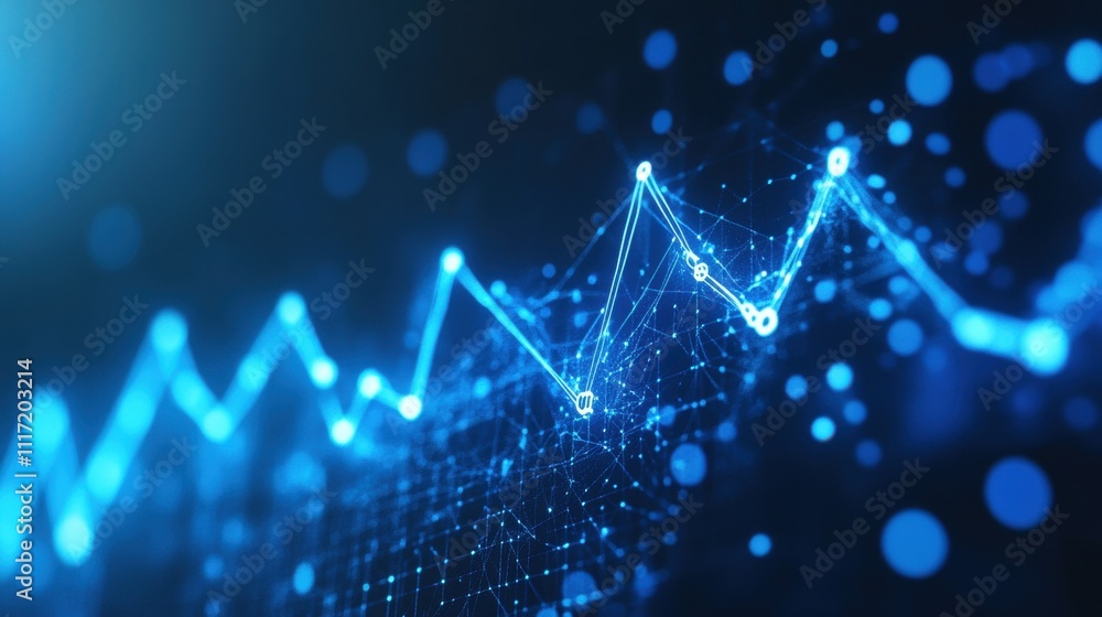 Poster data visualization trends online platforms digital art tech environment abstract view innovation in 