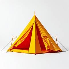 Tent on white background