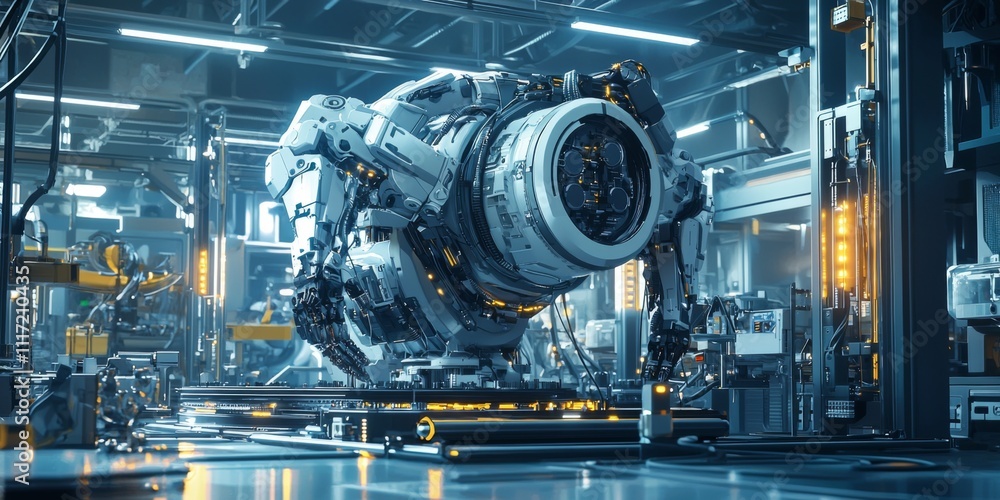 Poster advanced robotics future of manufacturing automation in smart factory