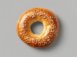 bagel with sesame seeds