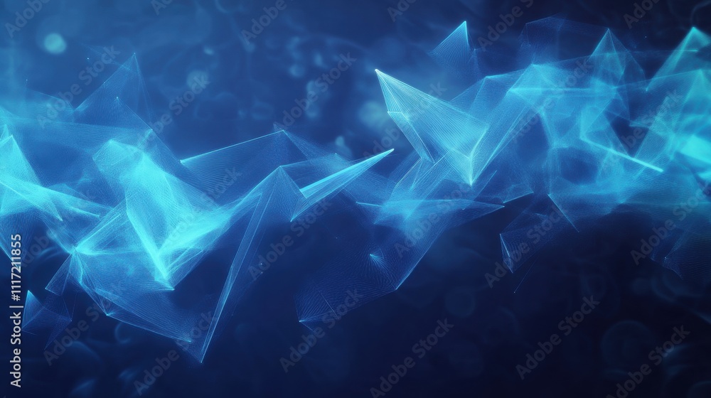 Poster dynamic abstract light patterns digital art modern design studio close-up creative visualization for