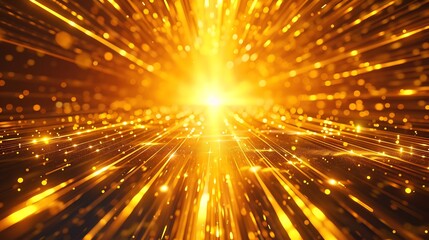 Fototapeta premium Dynamic Fusion of Neon Cityscapes and Futuristic Tech Art Imagery