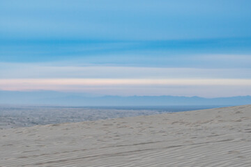 Located in the southeast corner of California, the Imperial Sand Dunes are the largest mass of sand dunes in the state. Algodones Dunes，Brawley, California
