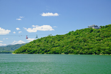 浜名湖とロープウェイ