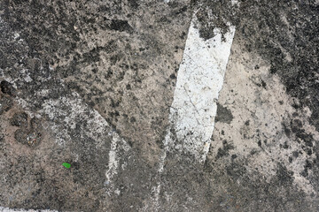 Abstract texture and form on grunge floor