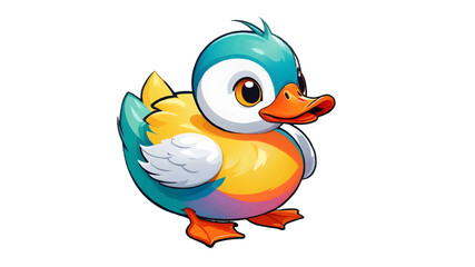 colorful Duck Vector