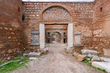 Lefke Gate of Nicea Ancient City, Iznik Town of Turkey