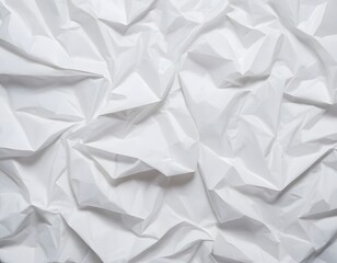 Obraz premium crumpled white paper background